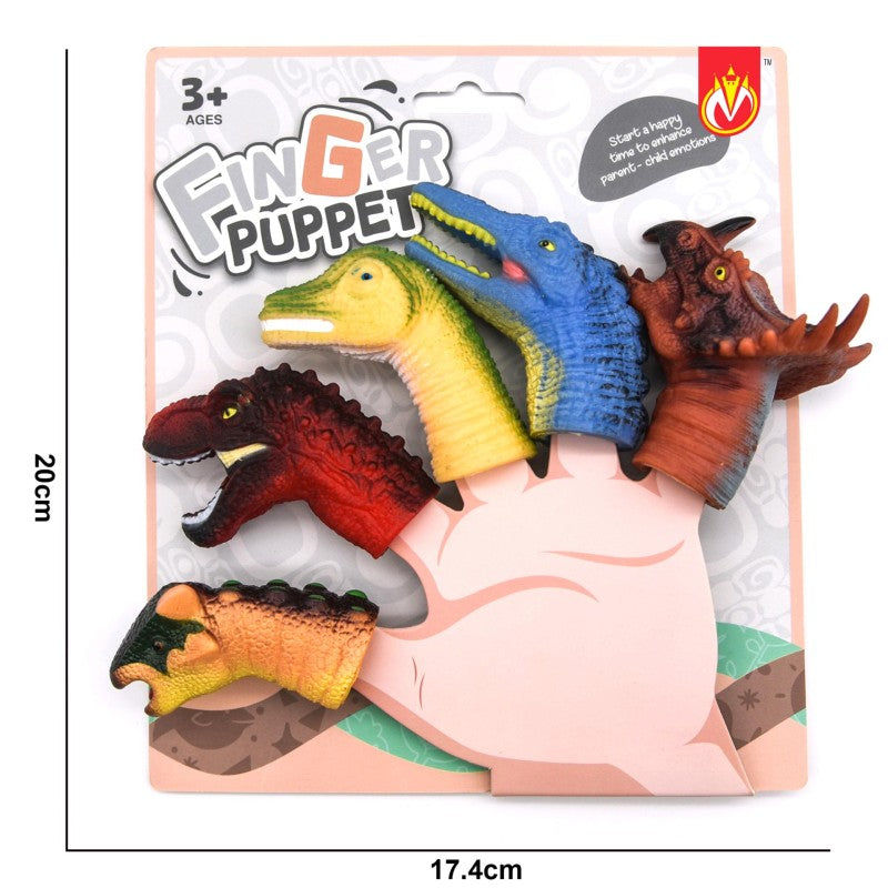 Dinosaur & Other Animal Finger Puppet -5Pcs