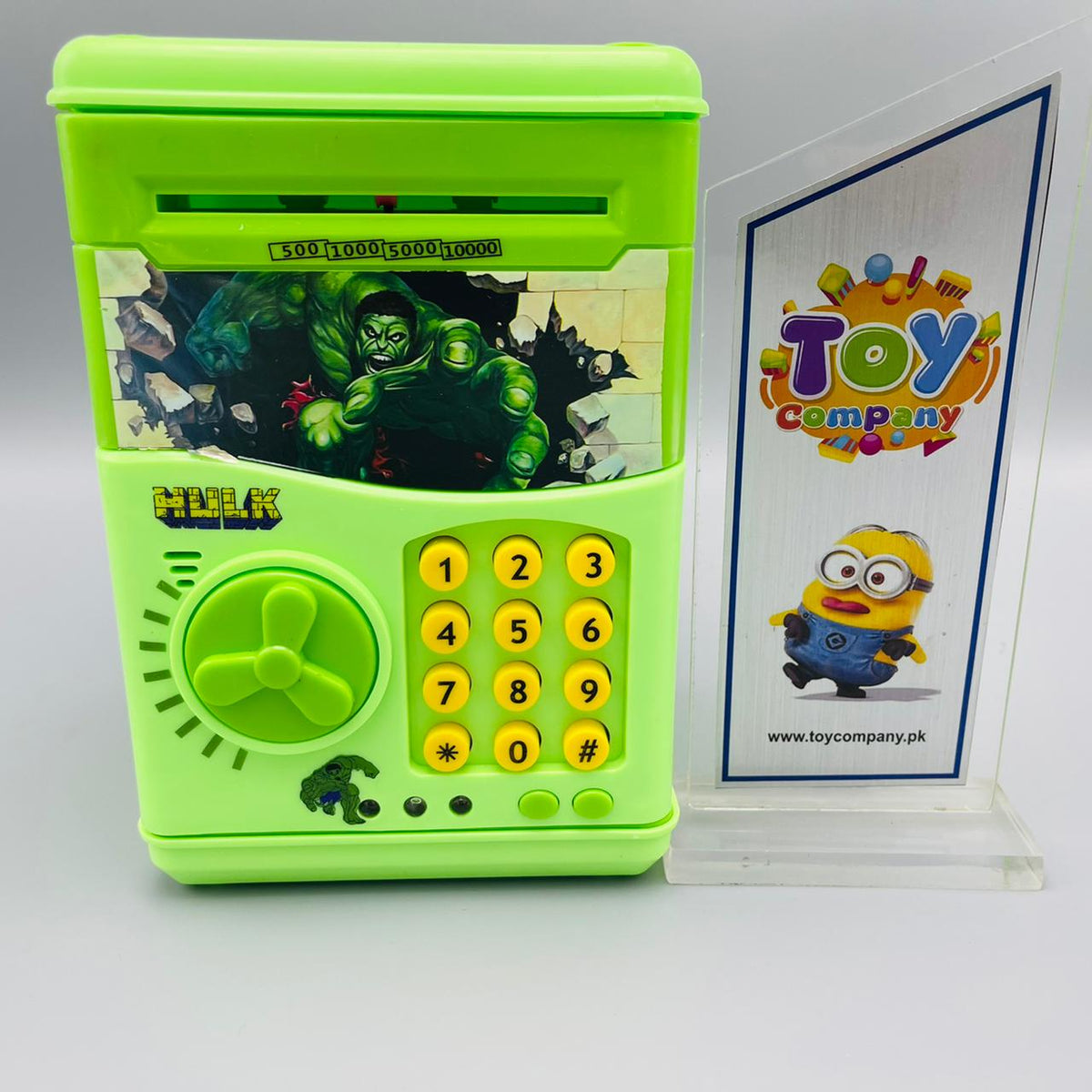 Piggy Bank Money Safe ATM - Hulk