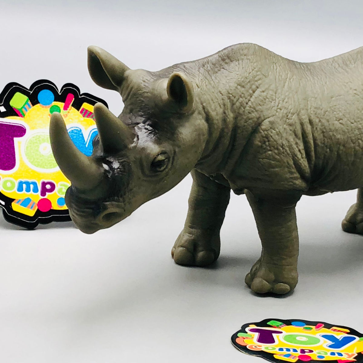 1Pc Premium Rhino Animal Figure Toy