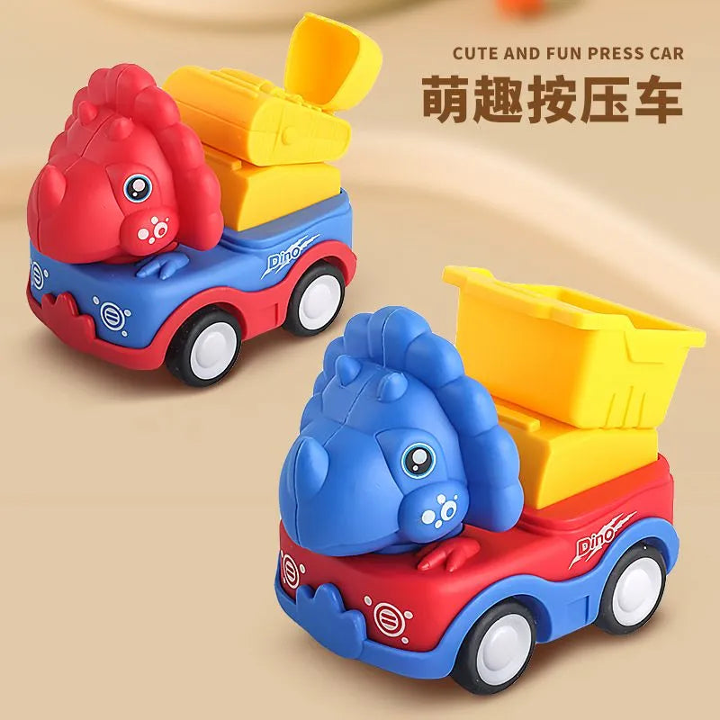 1Pcs Inertial Press & Go Dinosaur Car Toy
