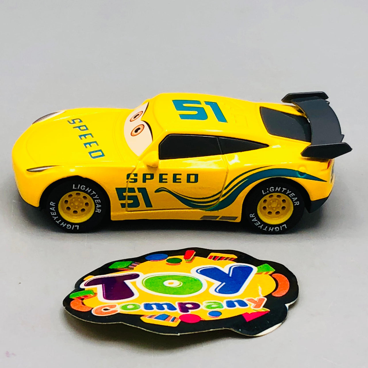 3* Inches Mini Alloy Disney Dinoco Model - 1Pc
