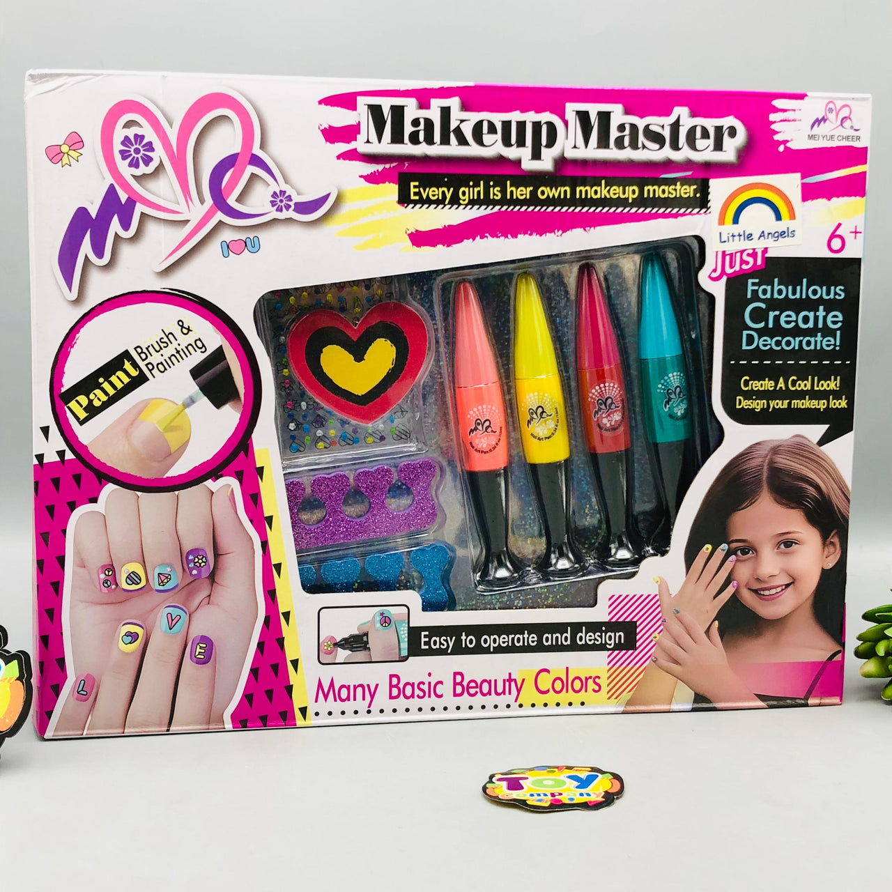 8Pcs Girls Realistic Nail Art Kit