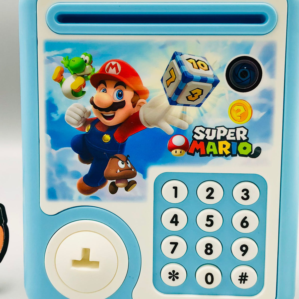 Super Mario Key Open-Door & Password Unlock Piggy Bank