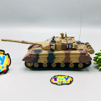 1:24 RC Military Battle Tank With Soldier