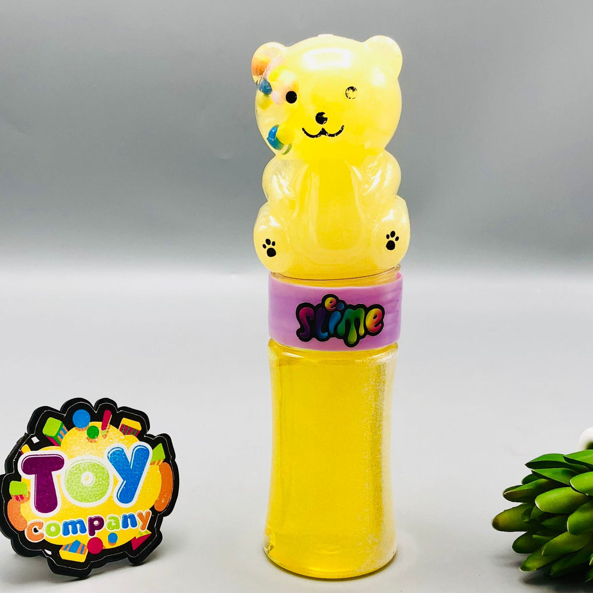 1Pc Bear Crystal Slime Mud Bottle