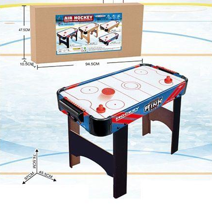 74cm Wooden Air Ice Hockey Game Table - Sporty Theme