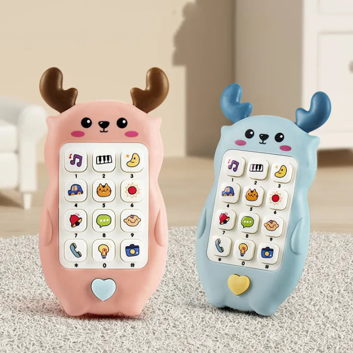 Deer Design Kids Musical Puzzle Mobile Phone