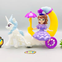 Electric Sofia Moon Carriage Toy With Light & Music