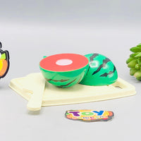 12Pcs Pretend Play Vegetable & Fruit Cutting Set