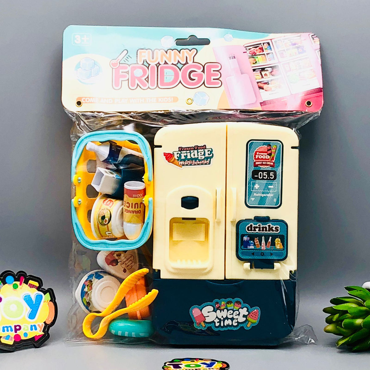 Pretend Play Frozen Food Refrigerator Set