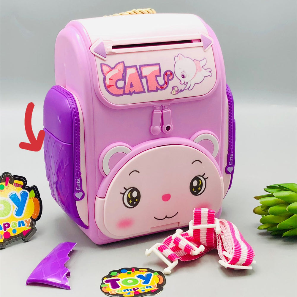 Kitten Knapsack Piggy Bank - Major Fault