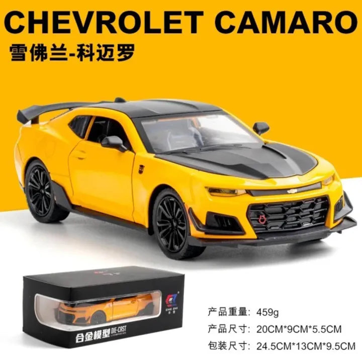 1:24 Diecast Chevrolet Camaro Model Car With Smoke