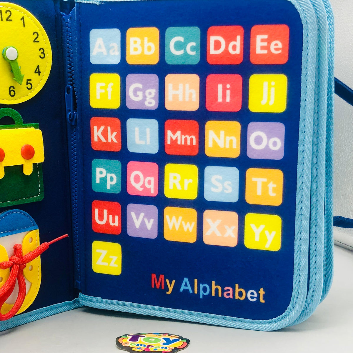 Montessori Multi-functional Activity Busy Book - Blue