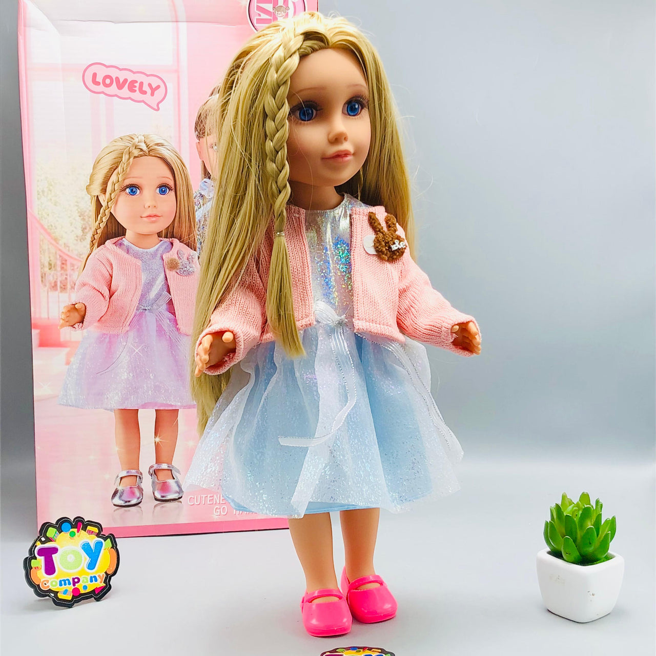 18* Inches Premium Movable Joints Princess Sparkle Doll