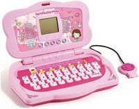 20 Activities Kids Intellectual Mouse Control Laptop - Pink