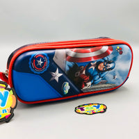 2in1 Captain America Premium Kids Lunch Bag & Pencil Case