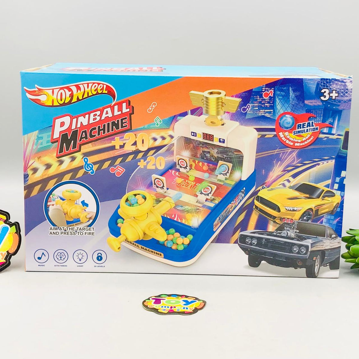 Hot Wheel Electric Scoring Pinball Machine