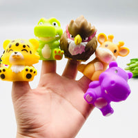5Pcs Animal Lion Themed Finger Puppet
