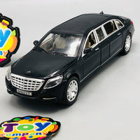 1:24 Diecast Mercedes Limousine Model Car Black - Minor Fault