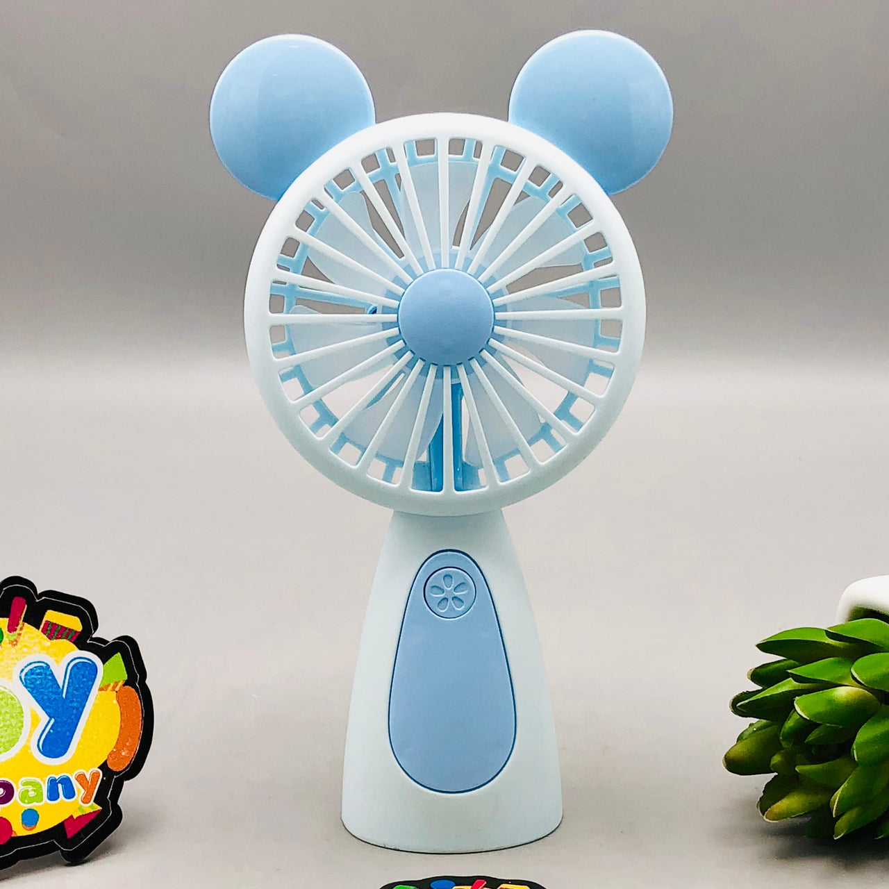 Rechargeable Mini Bear Ears Cute Fan