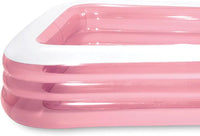 Thumbnail for INTEX Rectangular Family Pink Swimming Pool 120