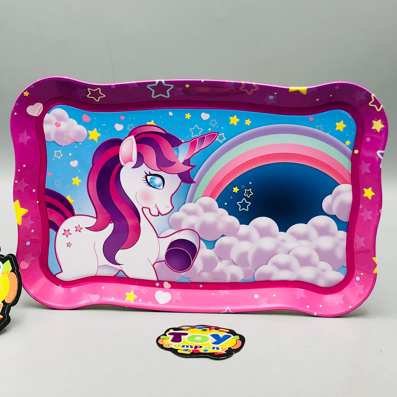 Kids 18Pcs Unicorn Themed Metal Tea Set