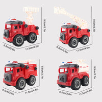 Thumbnail for DIY 4Pcs Fire Rescue Screw Vehicle