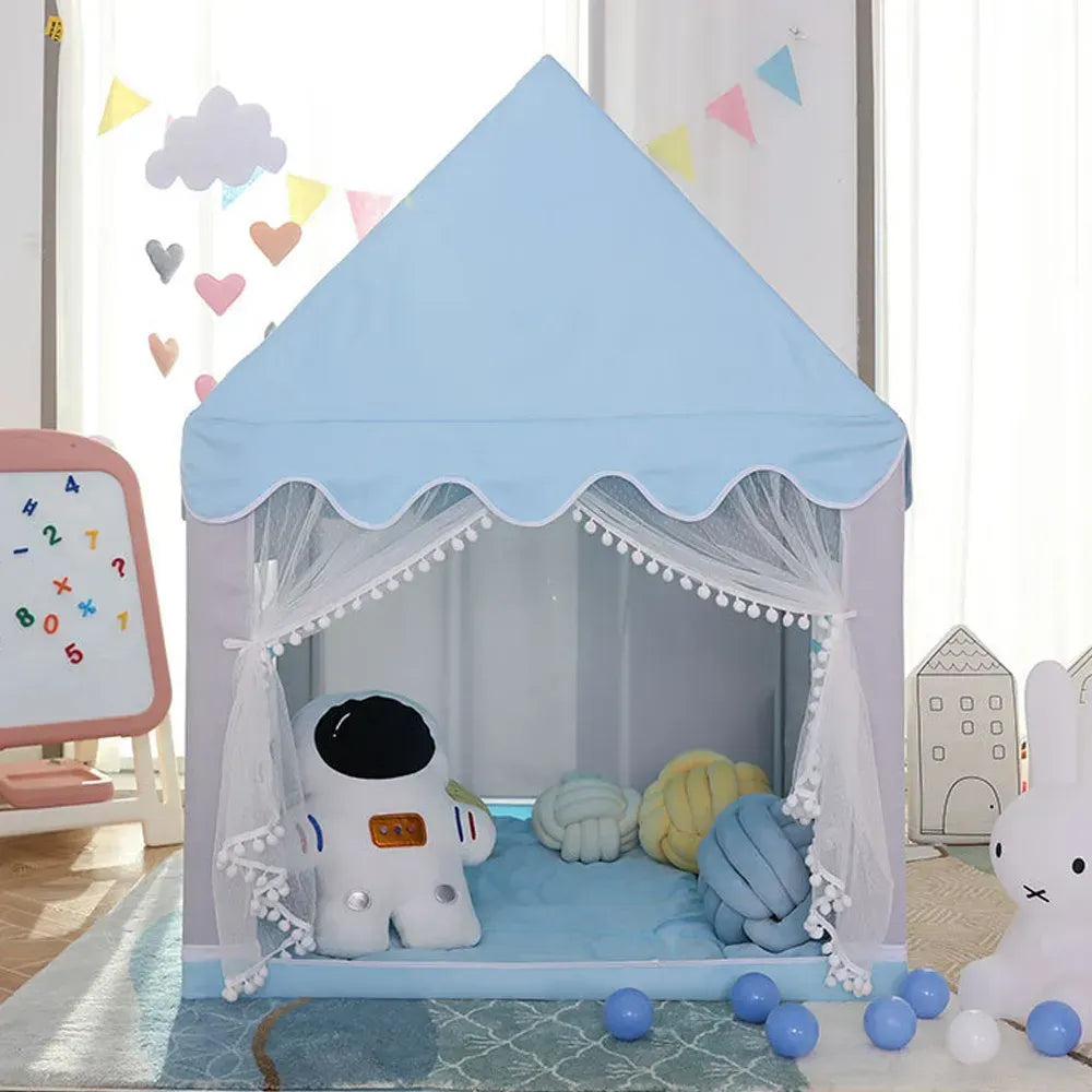 Castle Paradise Play Tent House 100"120"135"cm - Blue