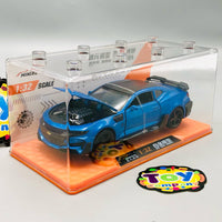 1:32 Diecast Chevrolet Camaro With Acrylic Display Box - Blue