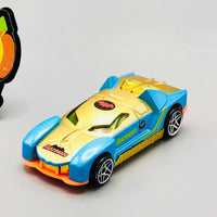 16Pcs Mini Diecast Inertial Cars With Display Racks