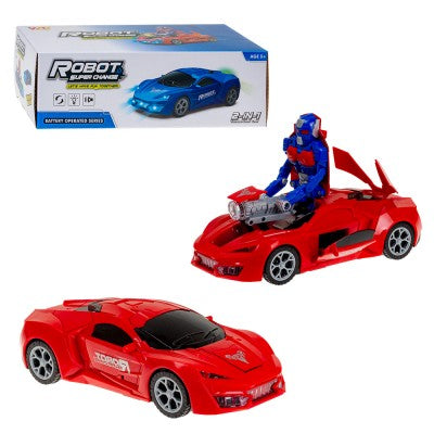 Deformation Robot Super Change Car With Lights & Music