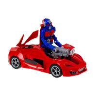 Deformation Robot Super Change Car With Lights & Music