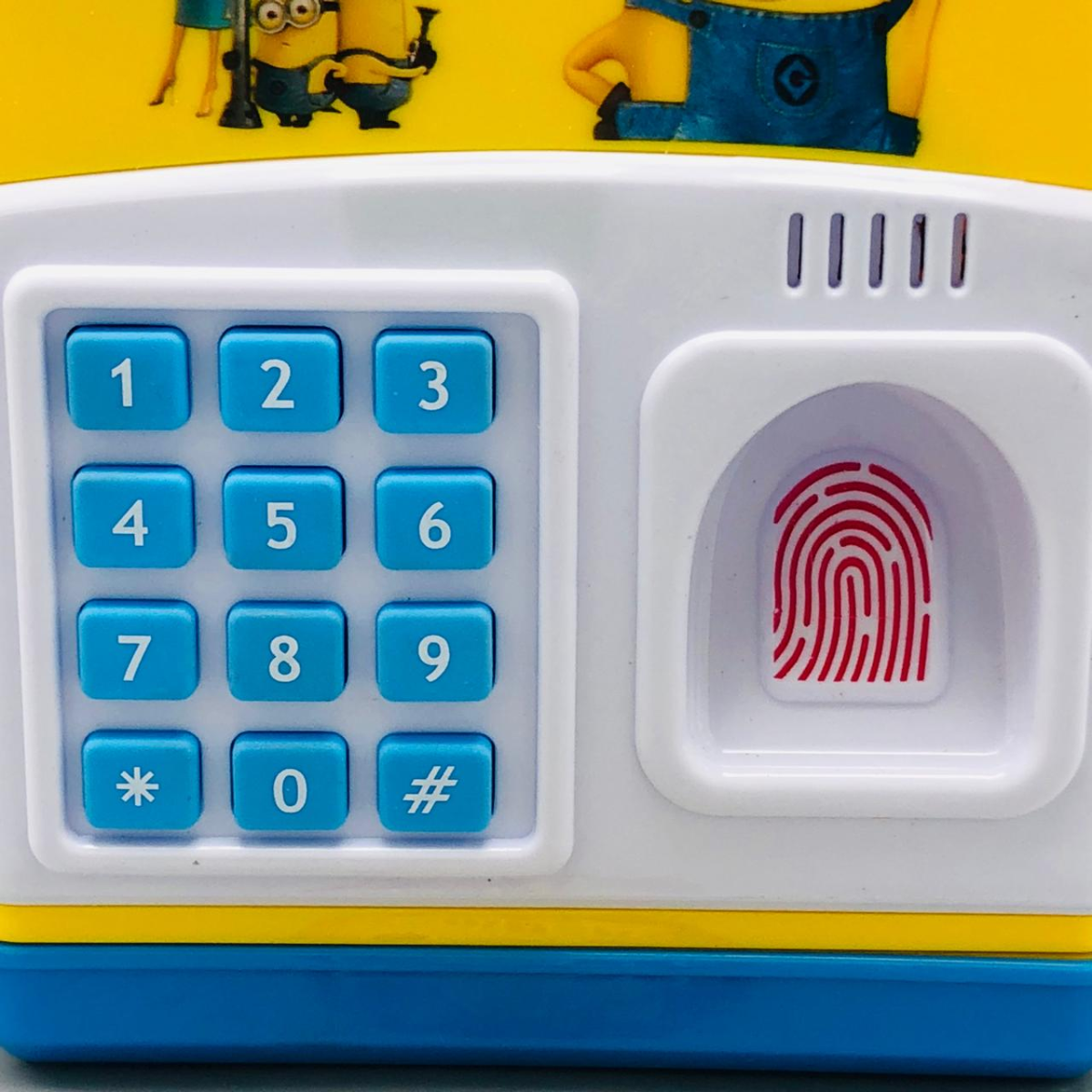 Minions Fingerprint & Password Unlock ATM Machine