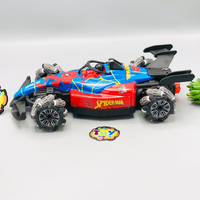 Remote & Watch Controlled Spiderman Themed Stunt Spray Car
