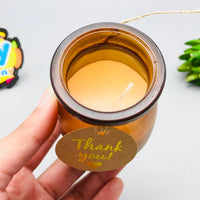 1Pc Home Aroma Scented Candle - Brown