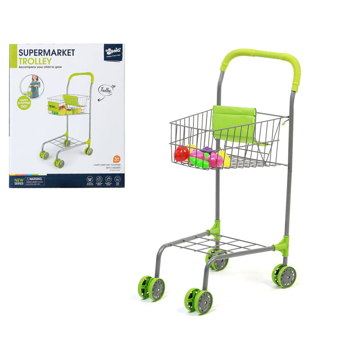 Supermarket Metal Trolley-Baby Shopping Cart