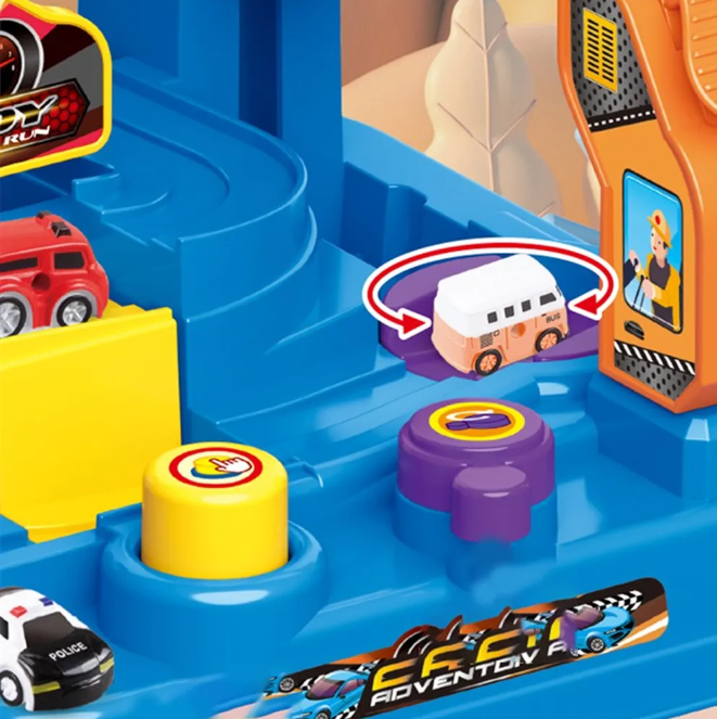 Sliding Adventure Car Track Set