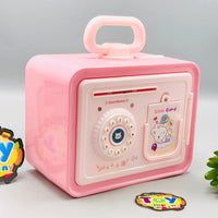 Kids Password & Face Recognition ATM Machine - Pink