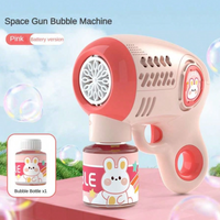 Electric Cute Colorful Bubble Gun With Lights