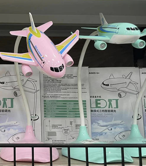 Rechargeable Passenger Plane Touch Table Lamp