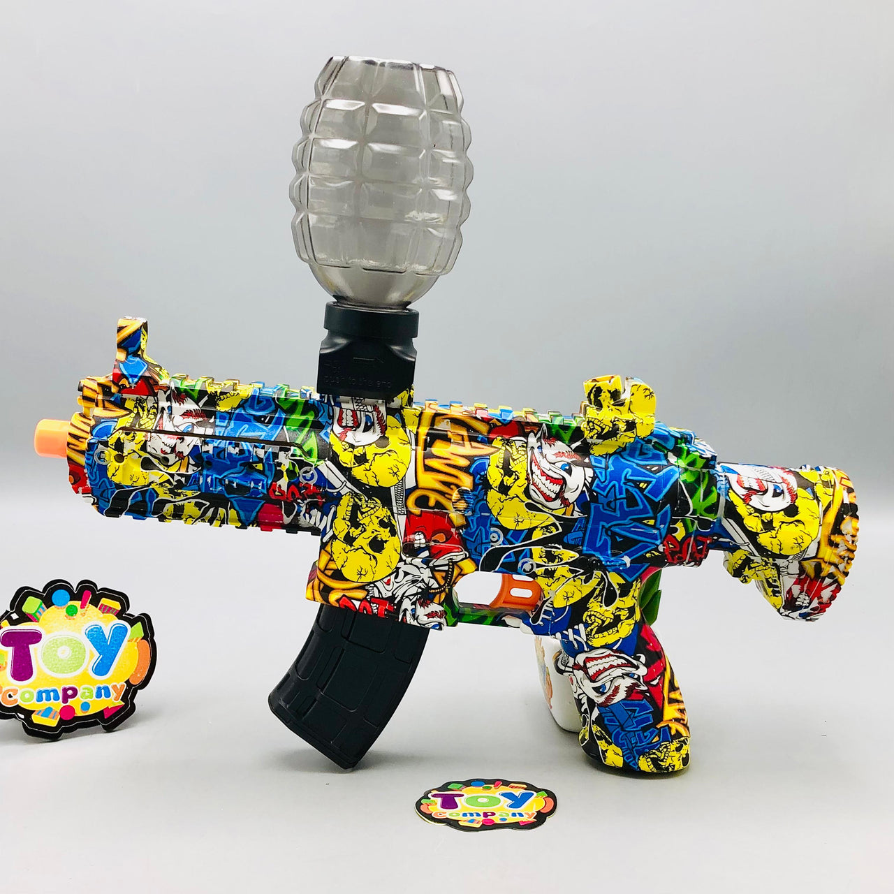 M416 Water Bullet Shooting Gun With Colorful Light Silencer