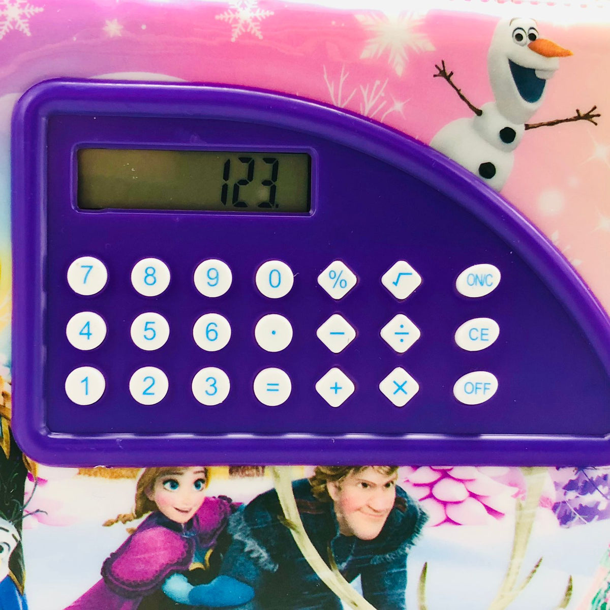 Jumbo Calculator Geometry Box With 2 Pencils For Girls - Assortment