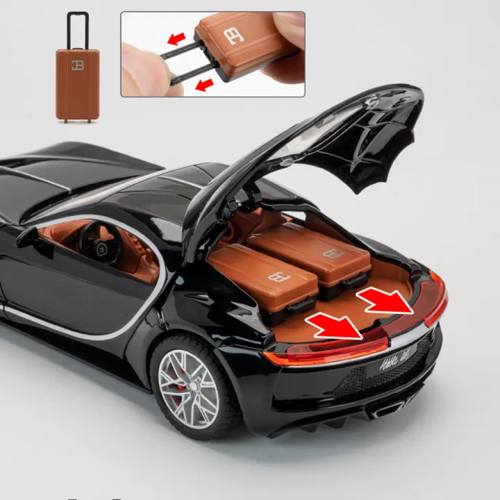 1:24 Diecast Bugatti Atlantic Chiron Model Car