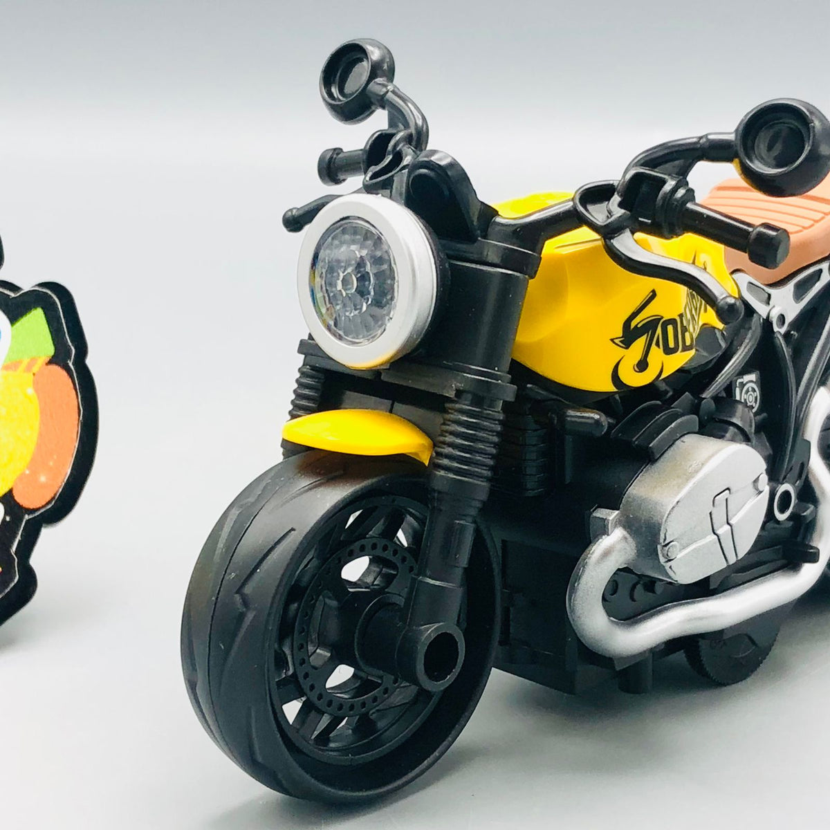 Mini ABS Inertial Retro Motorcycle Model - 1Pc