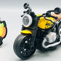 Mini ABS Inertial Retro Motorcycle Model - 1Pc