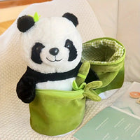 8* Inches Cute Stuff Bamboo Panda Pillow