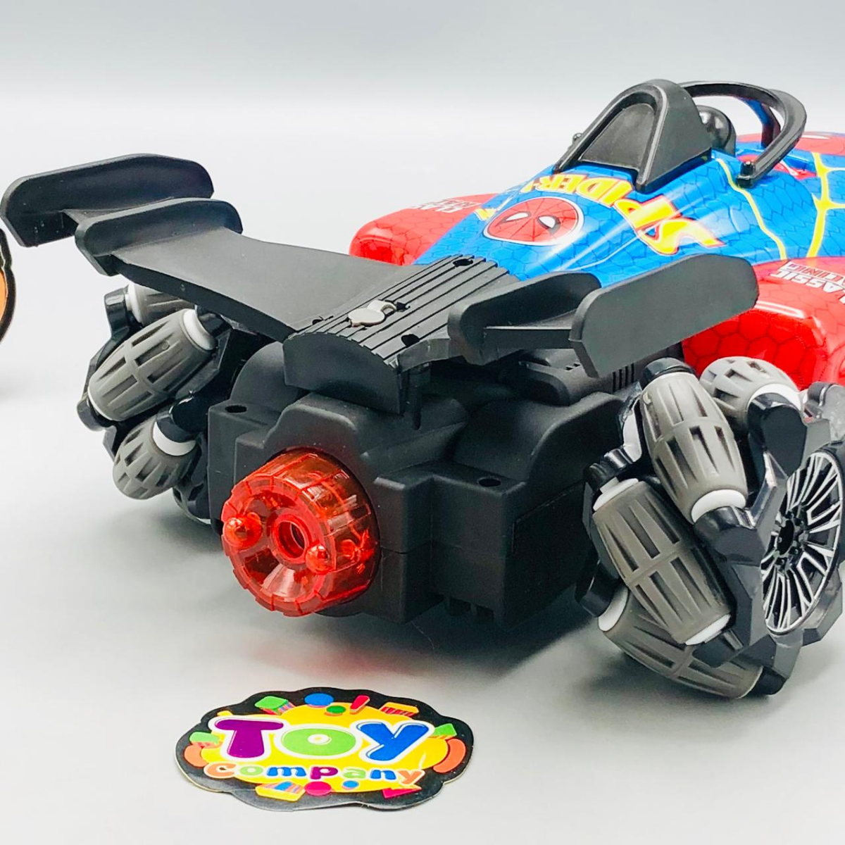 Remote & Watch Controlled Spiderman Themed Stunt Spray Car