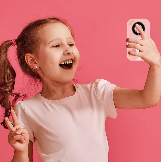 Unicorn Kids Digital Smart Phone - Pink