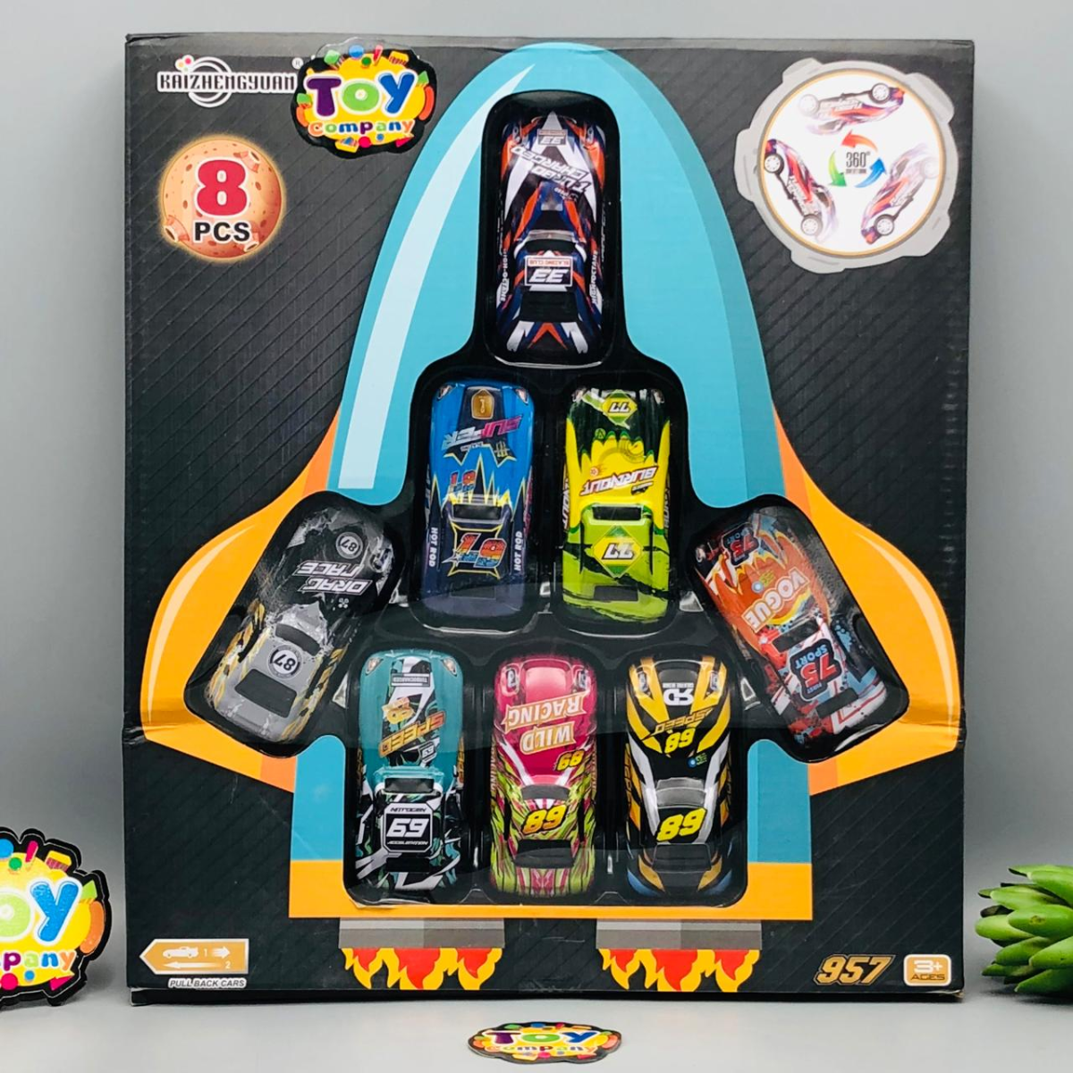 8Pcs Mini Inertial Cars Set