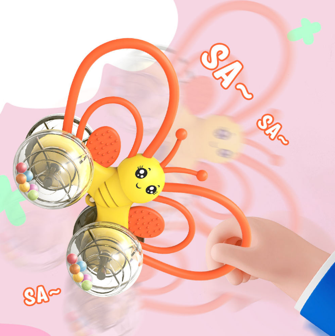 Premium Baby Butterfly Rattle & Teether Toy